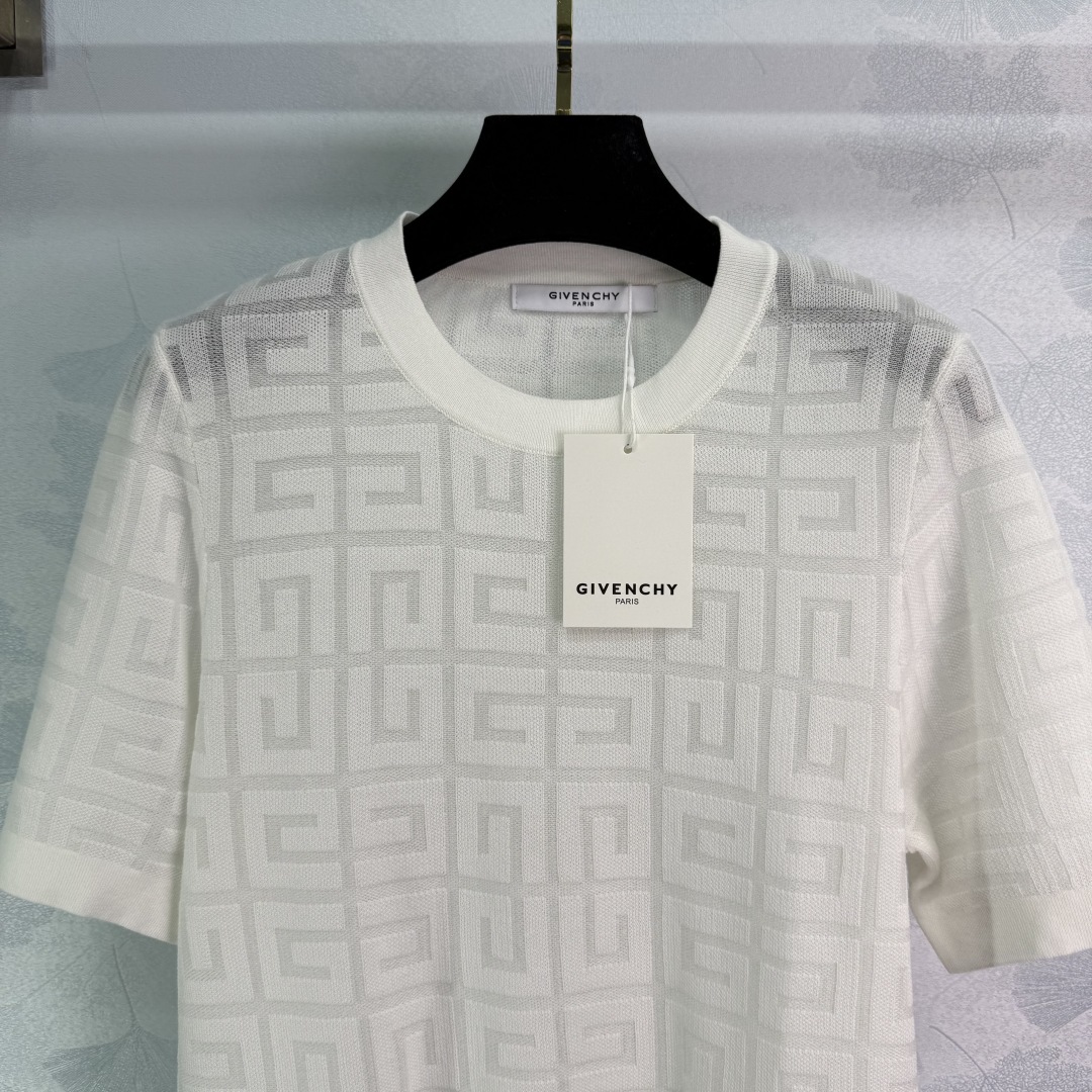 “Zhuan Givench Classic Flower Pattern Shirts: Stylish Summer Wear for Size P345 Female” - 图片 4