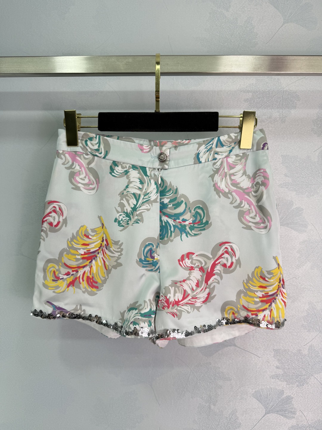 Chanel 2025 High-Neck Printed Shirt & Shorts Set - Luxurious & Stylish 2 cmp i1749137703545 4429 0 0