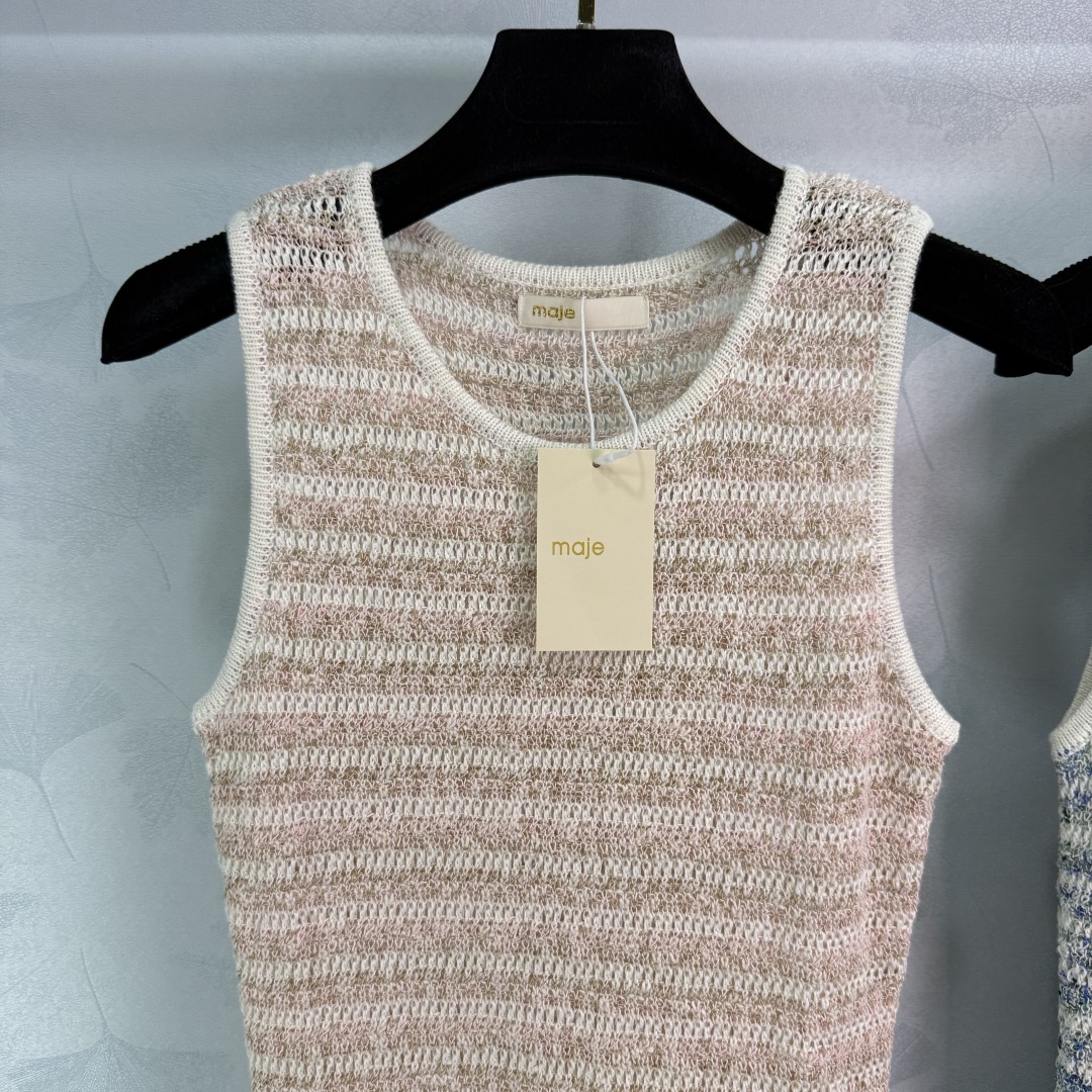 “2025 Summer Knitted Dress: Heavy-Skinned Female Dress with Rounded Vest Design” - 图片 2