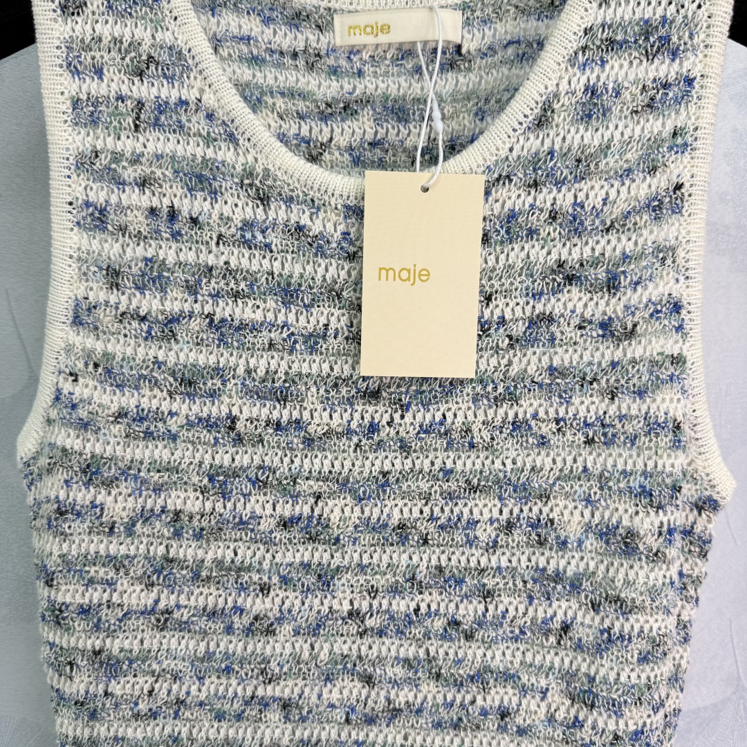 “2025 Summer Knitted Dress: Heavy-Skinned Female Dress with Rounded Vest Design” - 图片 6