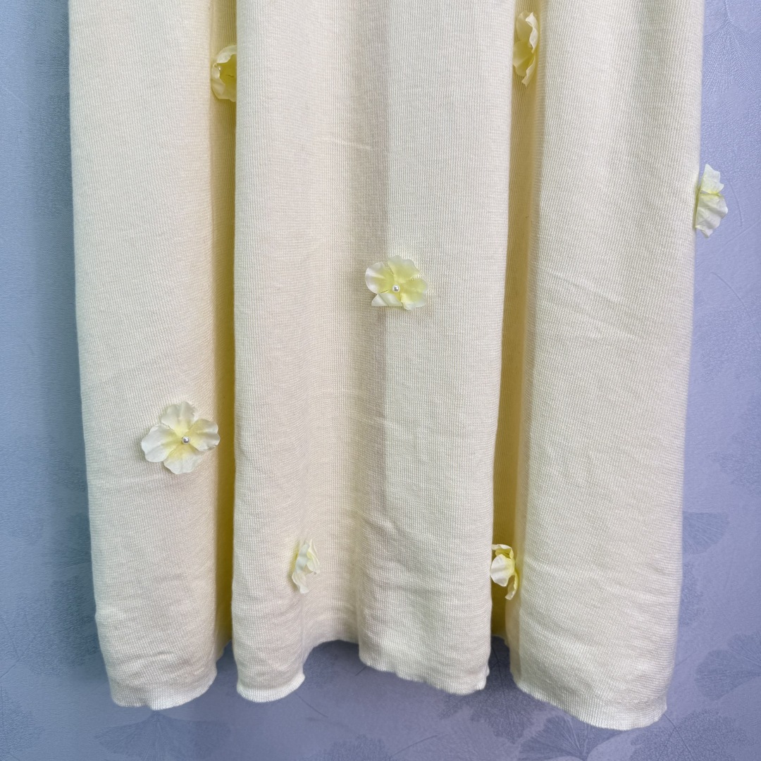 2025 Summer Female Suit: Embroidered Vest, Half-Hair Dress, 2-Colored SML Design - 图片 8