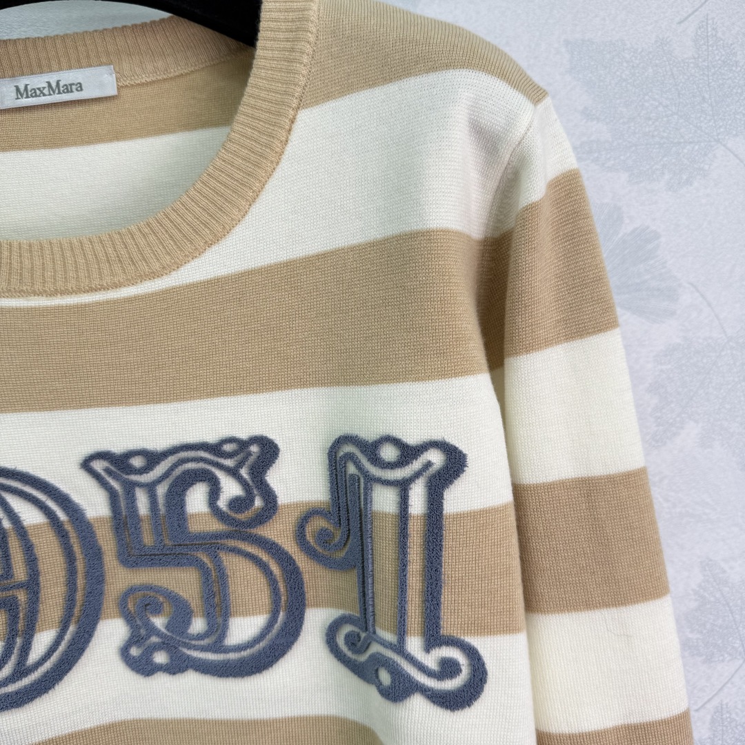 “Maxmar* 2025 Early Autumn Women’s Suit & Cube 1951 Embroidered Sweater Collection” - 图片 5