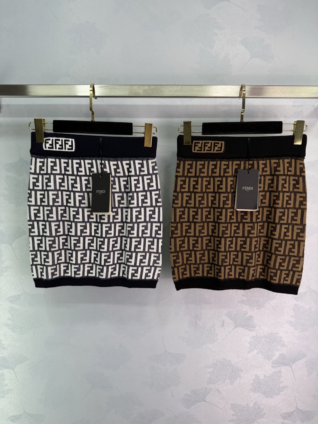 Fendi Women's Classic FF Logo Jacquard Knit Mini Skirt - Slim Fit 2 cmp i1753104212651 6553 0 0