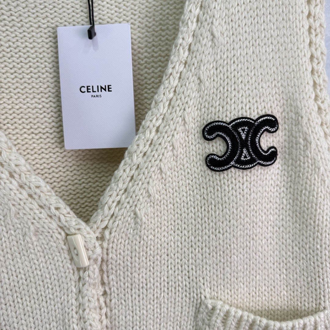 “CELIN Women’s One-by-One Wool Suit Set for Early Autumn in White/Grey/Coffee Colors” - 图片 6