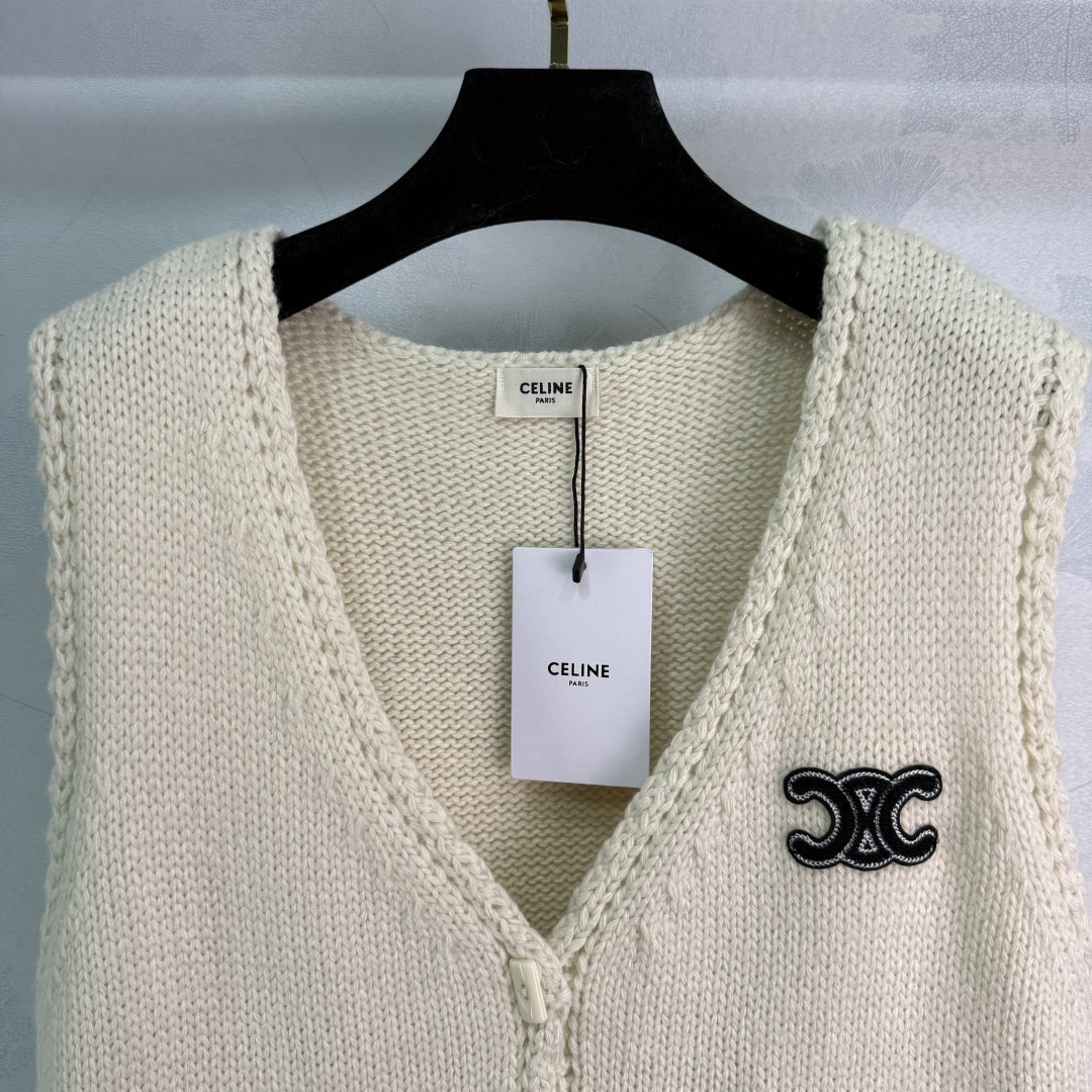 “CELIN Women’s One-by-One Wool Suit Set for Early Autumn in White/Grey/Coffee Colors” - 图片 5