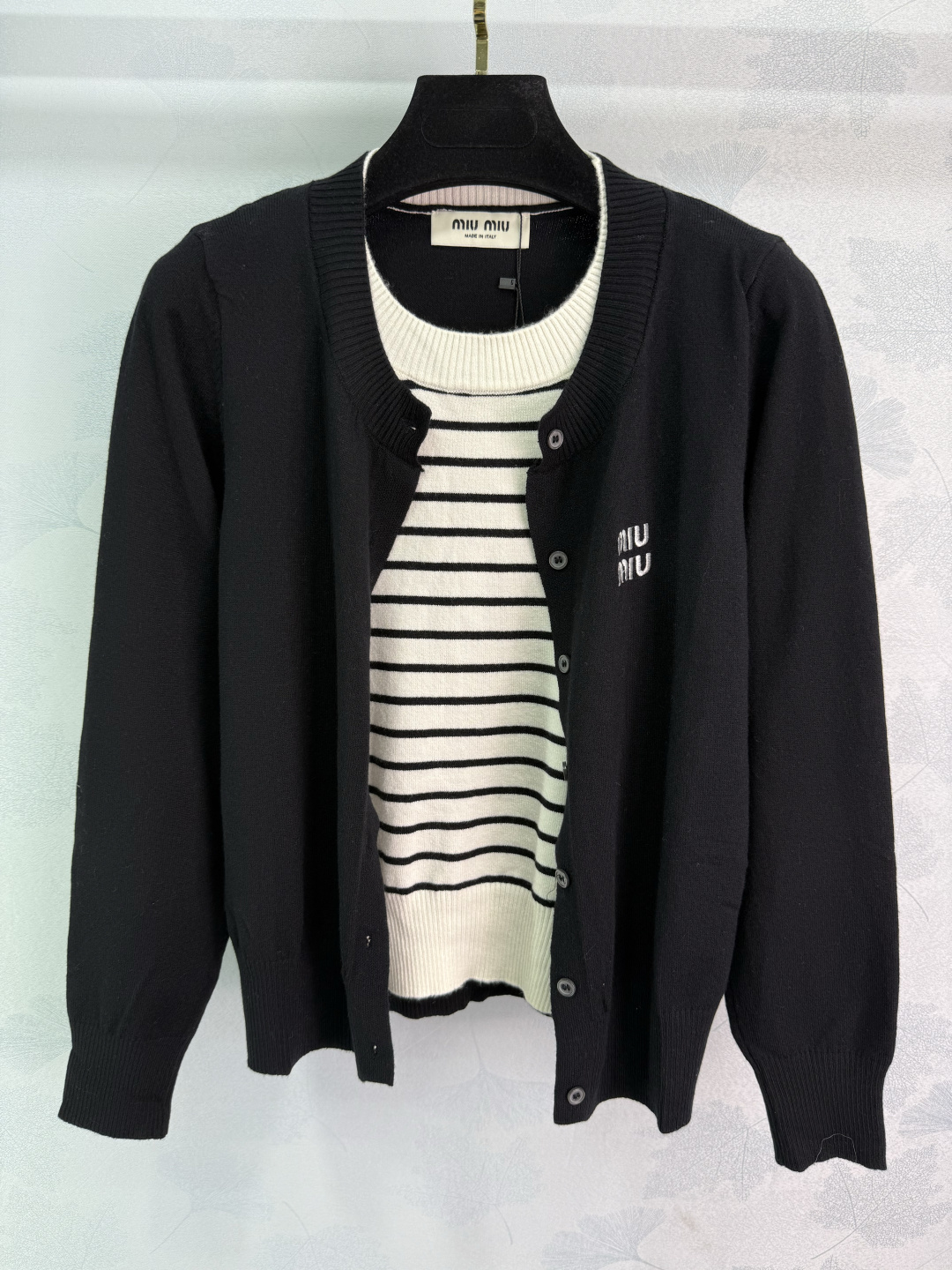 Miu *25 Classic Striped Dress: Versatile One-Size-Fits-All Design for Fall and Winter - 图片 2