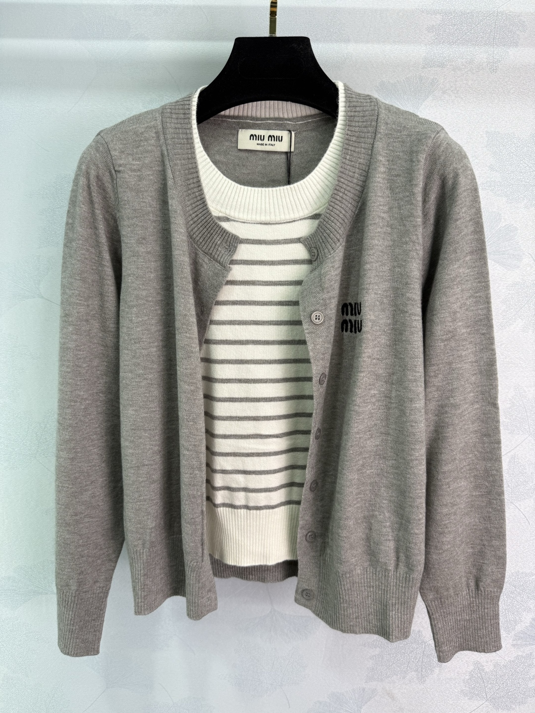 Miu *25 Classic Striped Dress: Versatile One-Size-Fits-All Design for Fall and Winter - 图片 3