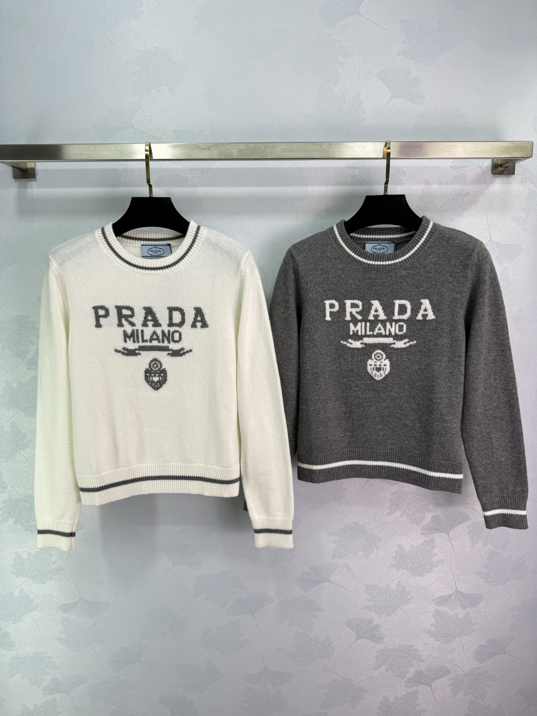 Prada Milano Wool Knit Sweater, Long Sleeve, Crew Neck, Fall Collection 1 cmp i1757949208634 6821 0 0