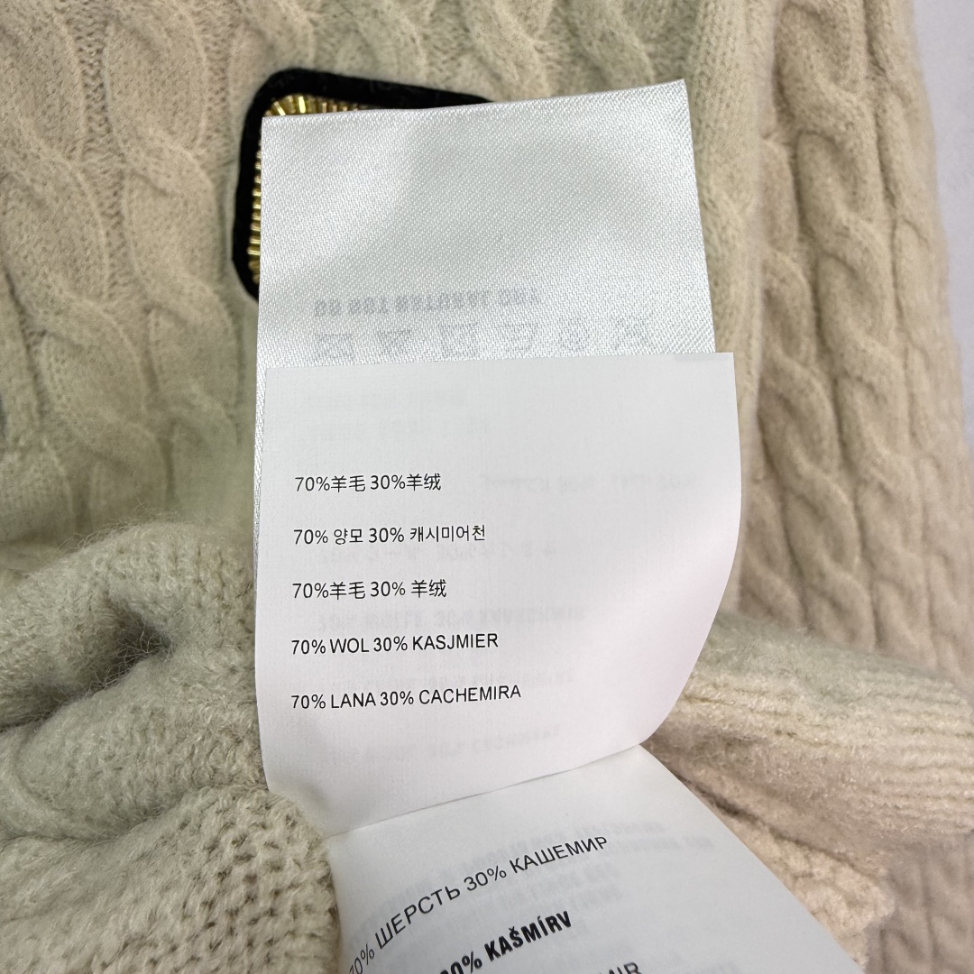 Miu Miu Women's Wool Cable Knit Half-Zip Sweater with Logo Patch 8 cmp i1757950178597 4351 0 7