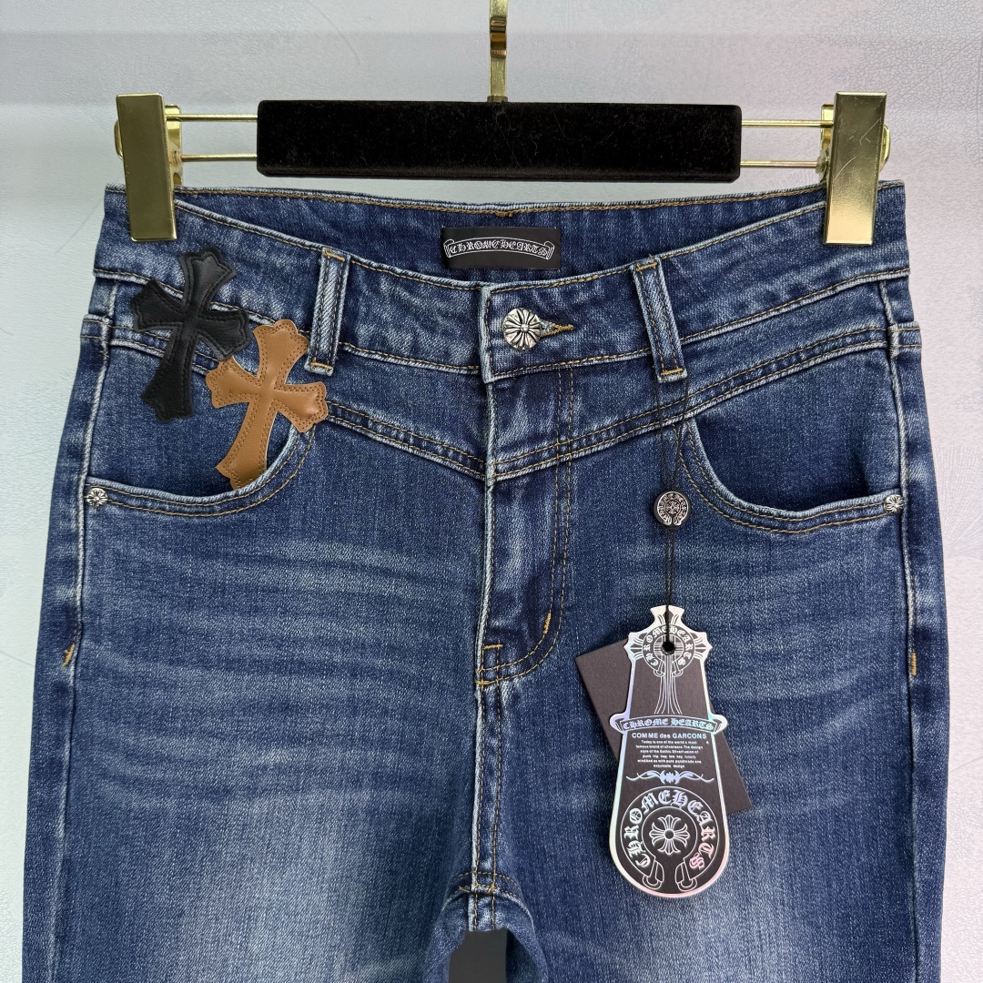 Chrome Hearts Women's Embroidered Logo Flare Jeans - Wardrobe Essential 3 cmp i1760113358987 2681 0 1