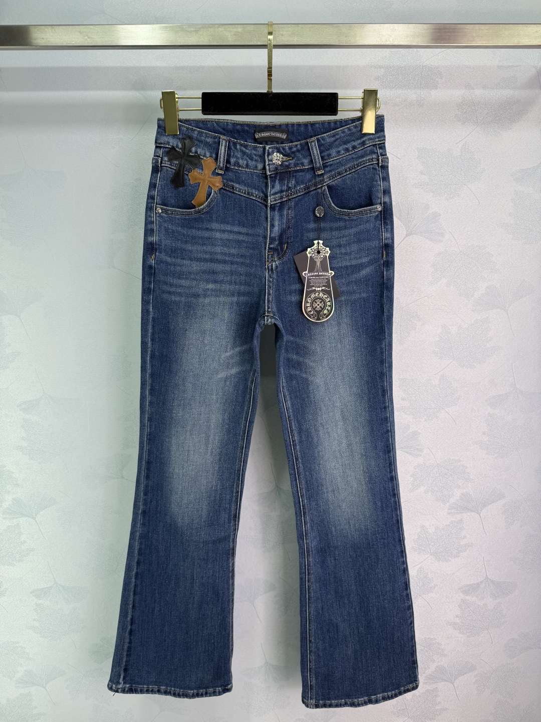 Chrome Hearts Women's Embroidered Logo Flare Jeans - Wardrobe Essential 2 cmp i1760113359166 9887 0 0