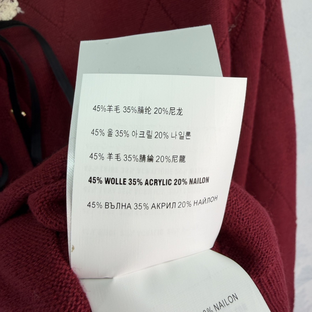 미우미우 보우 타이 레이스 니트 가디건 상세 이미지 9