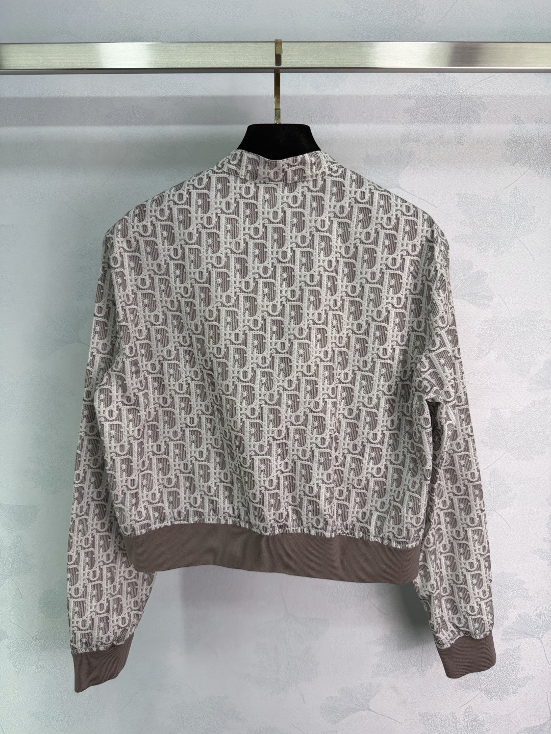 Dior Oblique Cropped Bomber Jacket