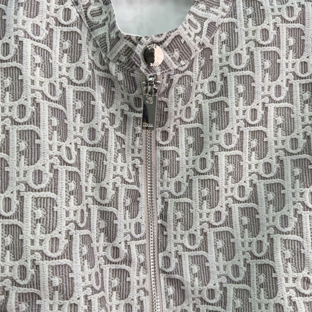 Dior Oblique Cropped Bomber Jacket