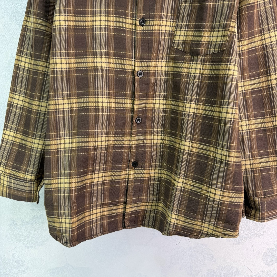 Miu Miu Vintage Plaid Shirt Vest Pleated Skirt 3-P