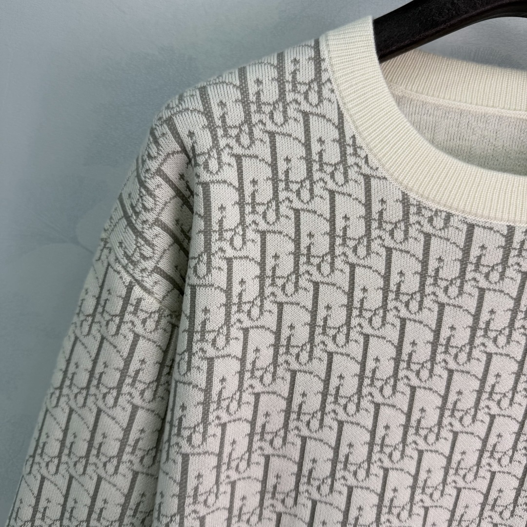 Dior Oblique Jacquard Knit Sweater
