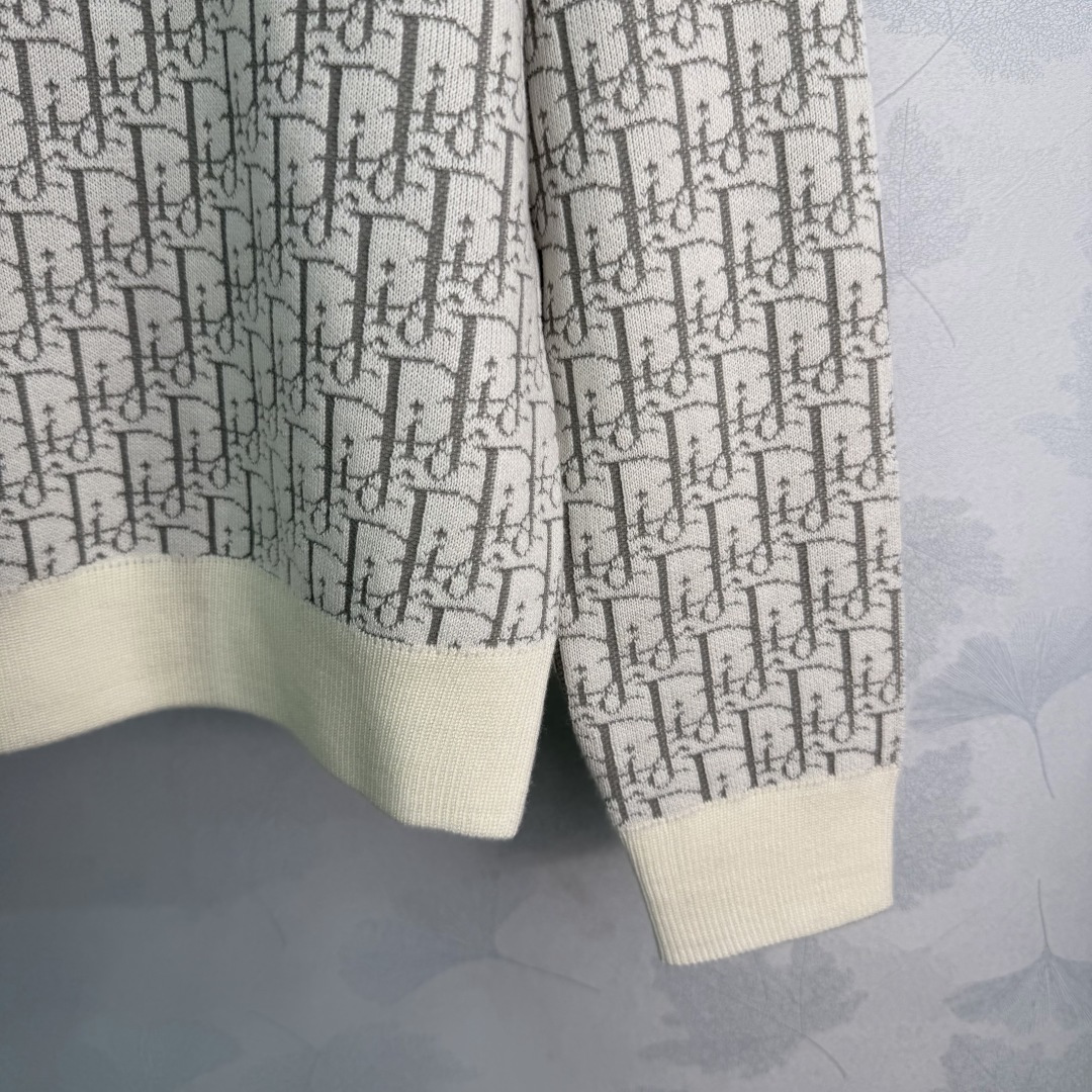 Dior Oblique Jacquard Knit Sweater