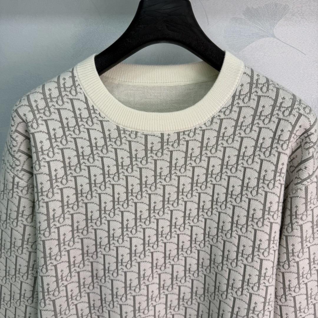 Dior Oblique Jacquard Knit Sweater