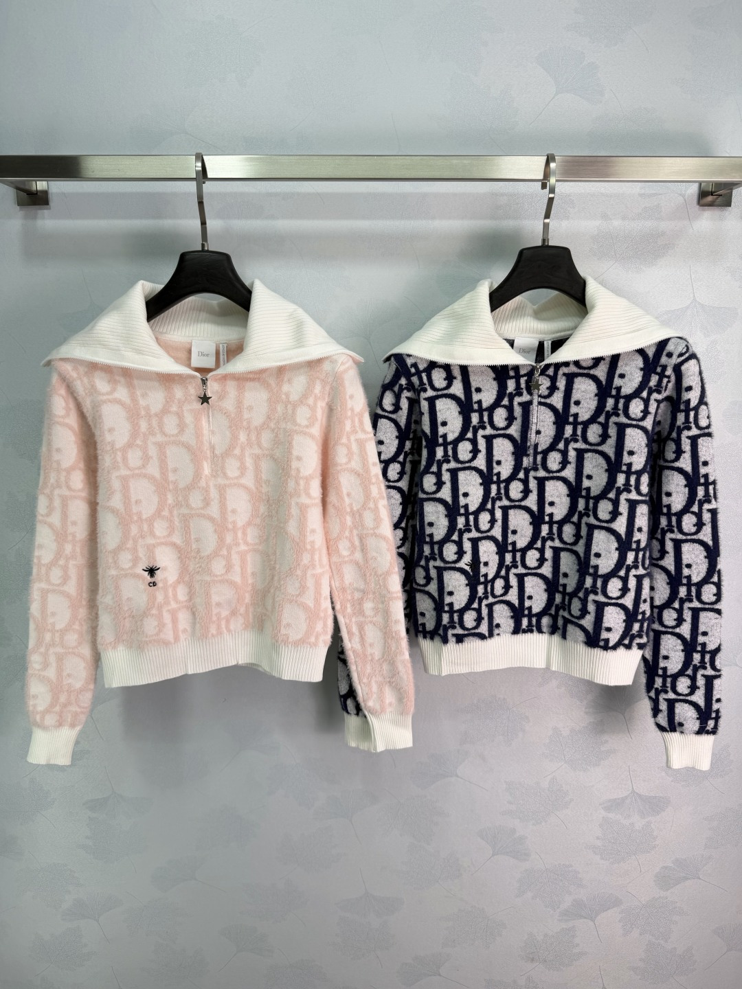 Dior Monogram Zip Collar Sweater