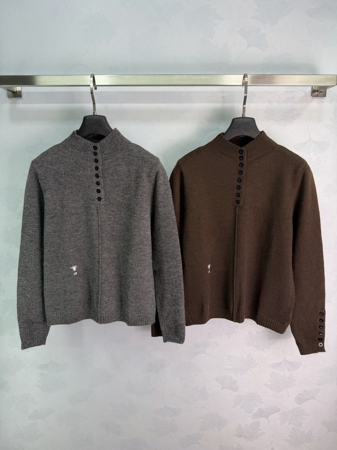 Dior Button Neck Sweater