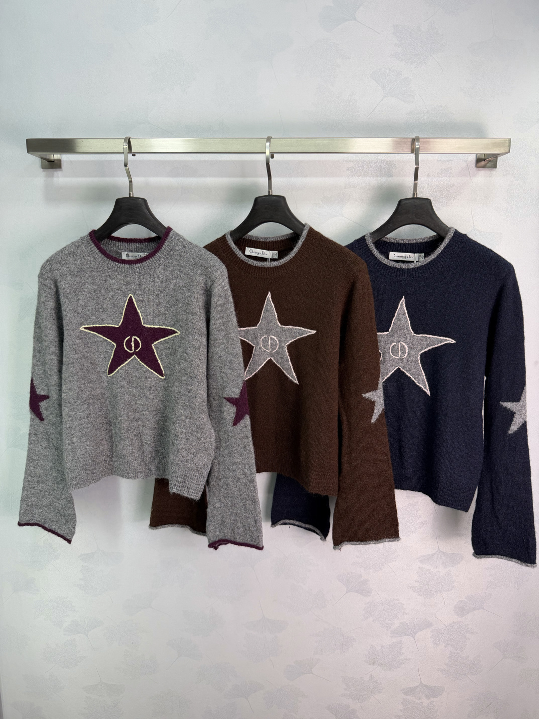 Dior Star Graphic Crew Neck Sweater