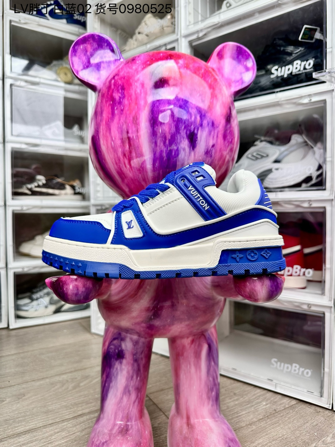 莆田顺丰✅ LV胖丁白蓝   02高版本套楦工艺 正确版型 尺码36-44 男女码现货