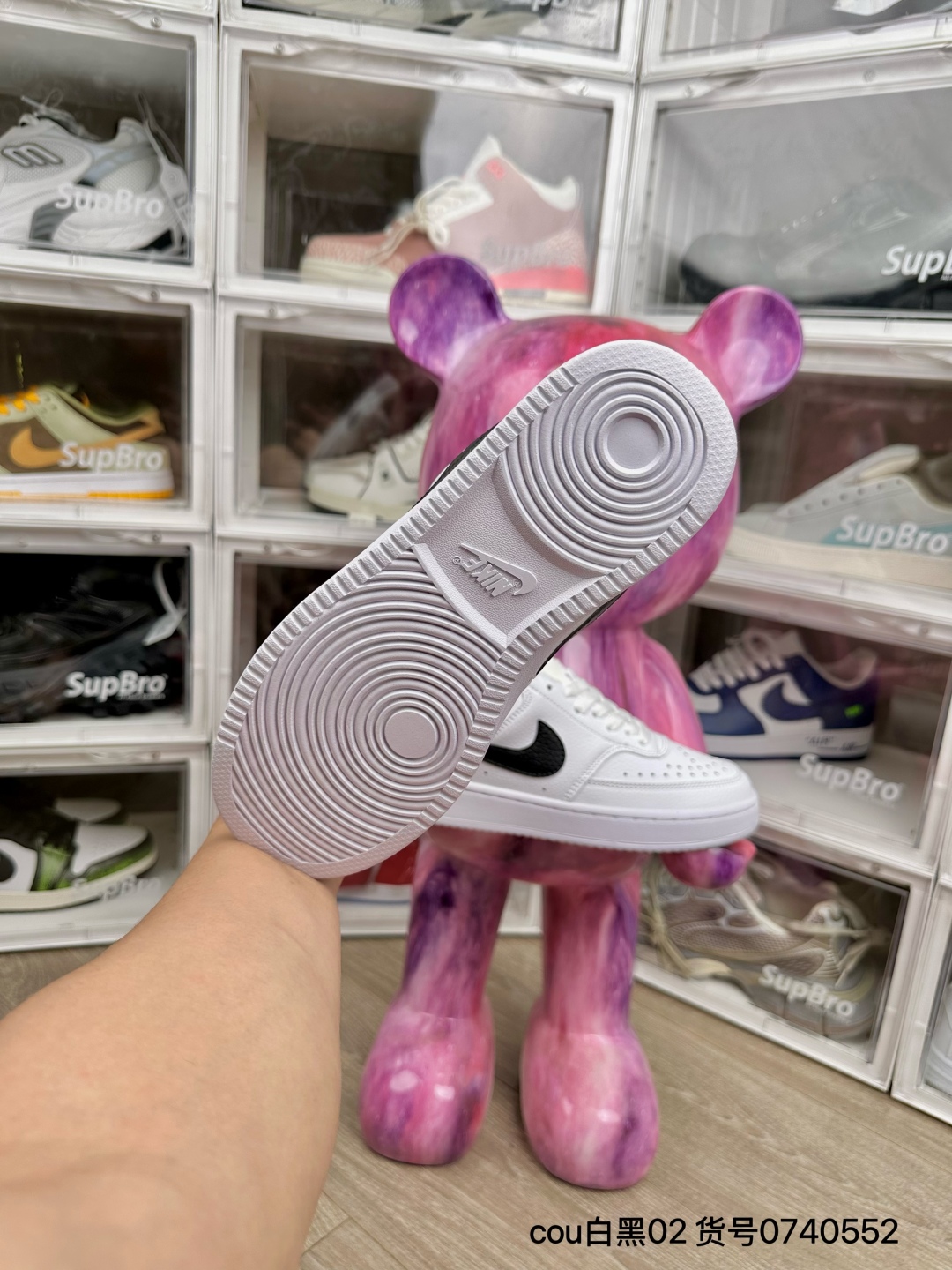 🛒购物价：💰122 cou白黑

02高版本套楦工艺 正确版型 尺码36-44 男女码现货 