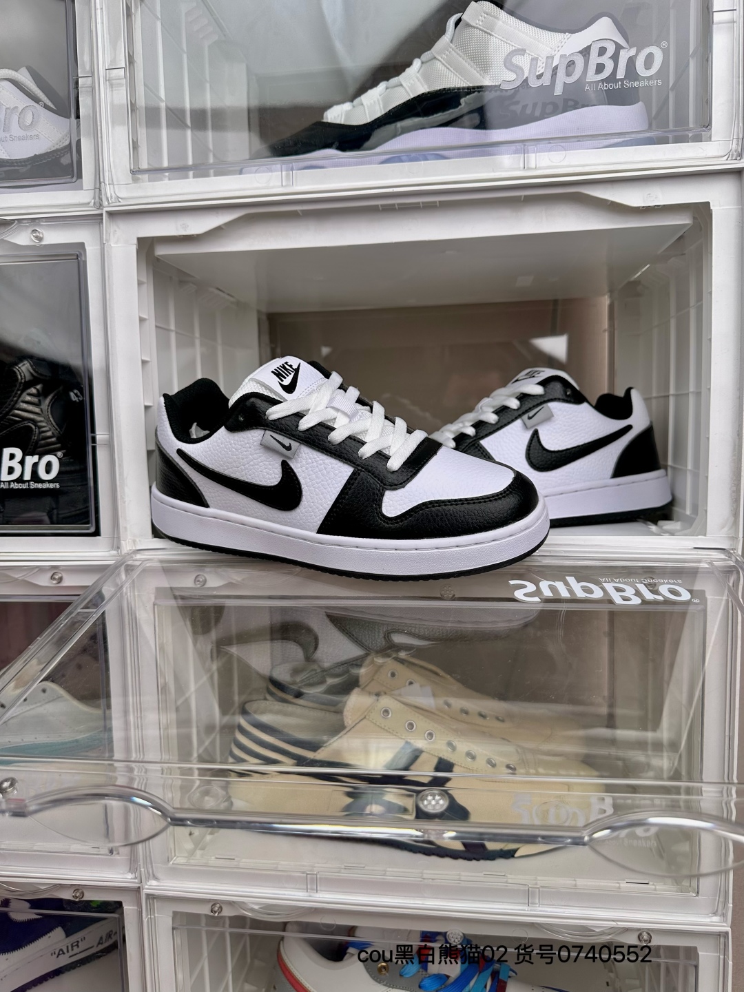 🛒购物价：💰122 cou黑白熊猫

02高版本套楦工艺 正确版型 尺码36-44 男女码现货 