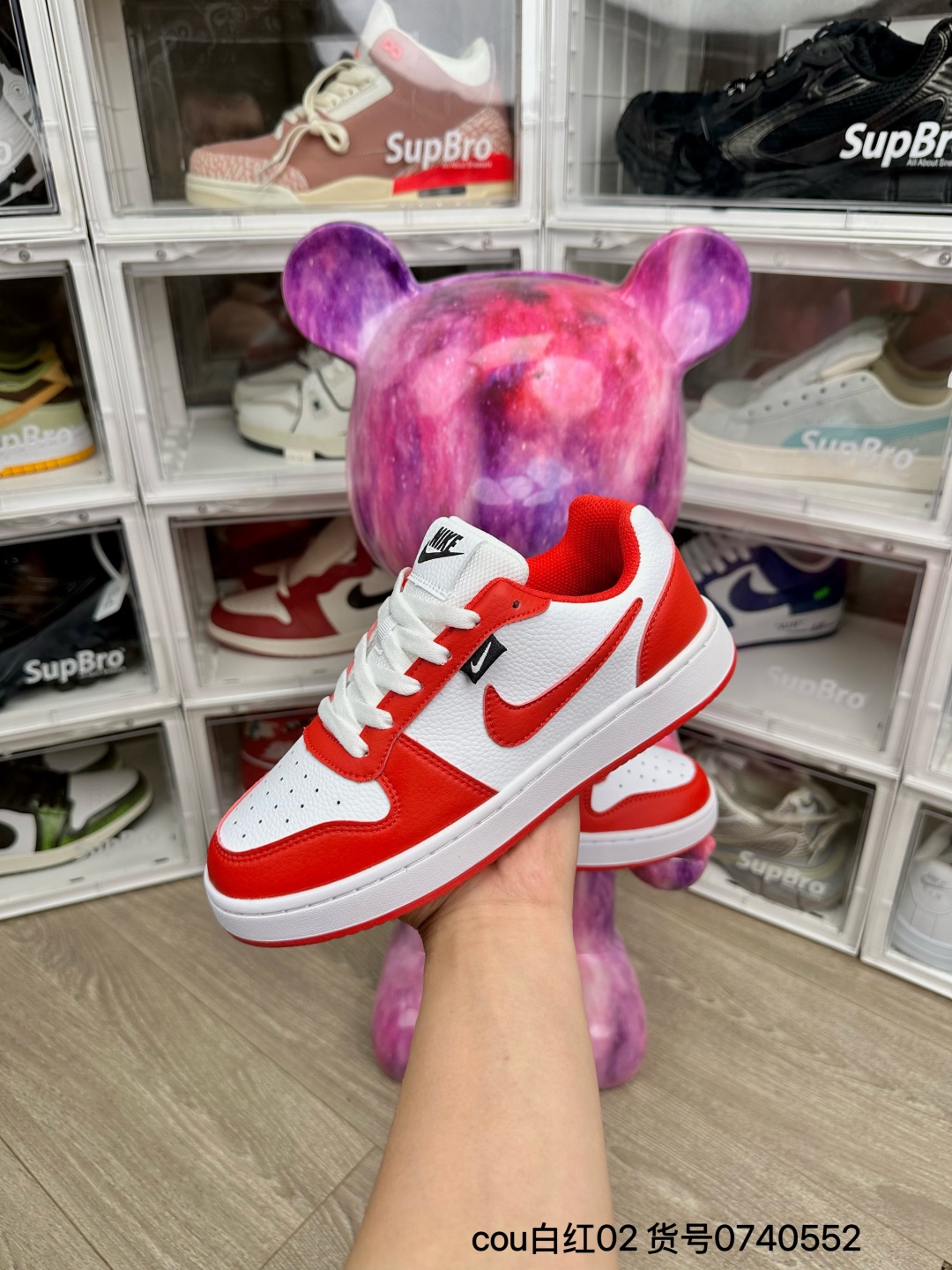 🛒购物价：💰122 cou白红

02高版本套楦工艺 正确版型 尺码36-44 男女码现货 