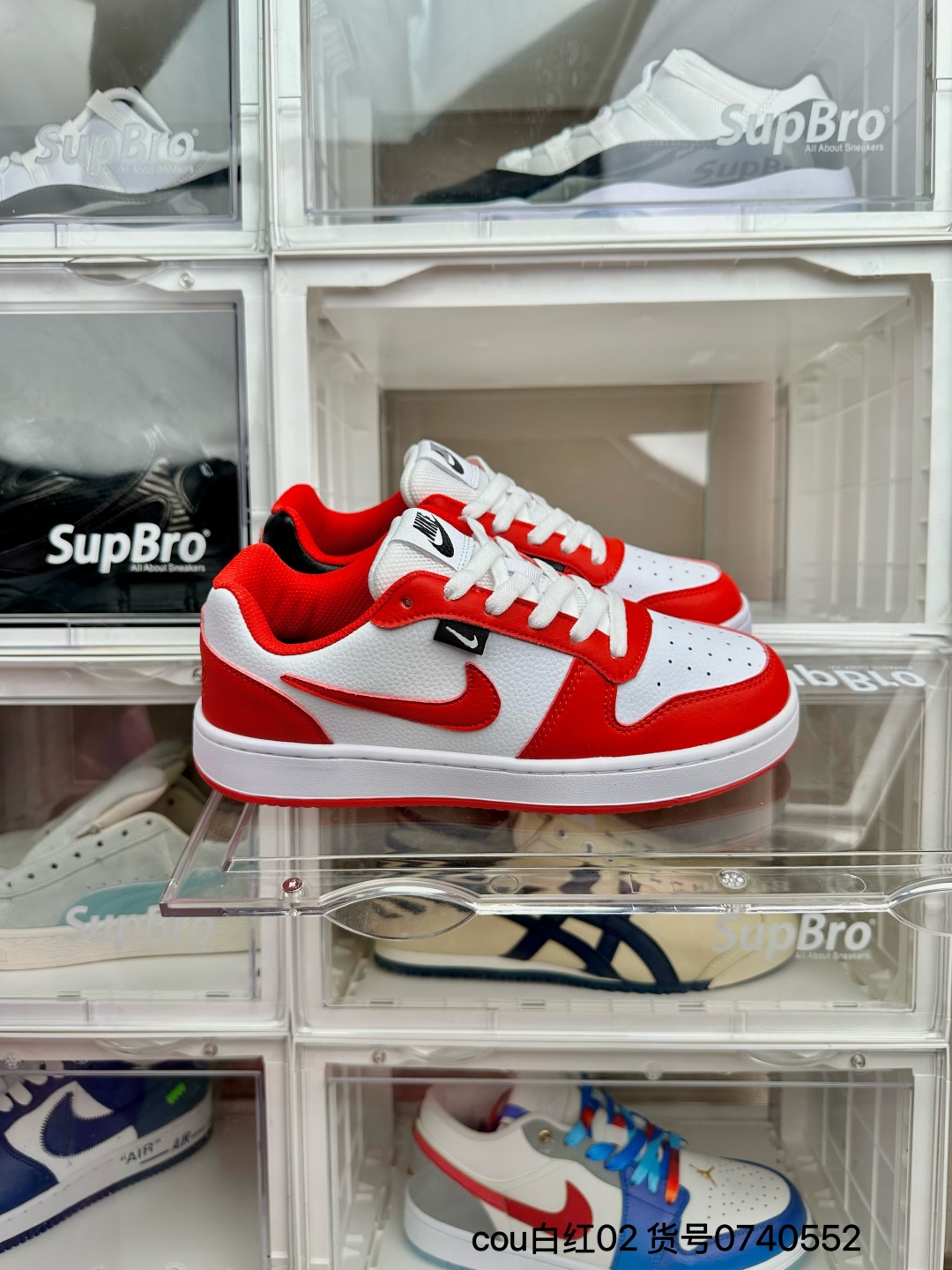 🛒购物价：💰122 cou白红

02高版本套楦工艺 正确版型 尺码36-44 男女码现货 