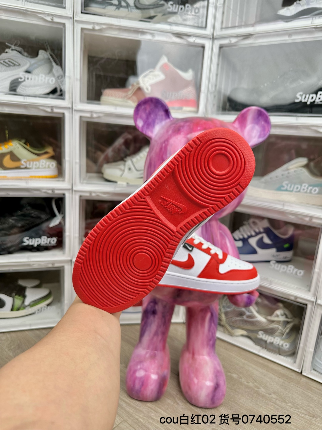 🛒购物价：💰122 cou白红

02高版本套楦工艺 正确版型 尺码36-44 男女码现货 