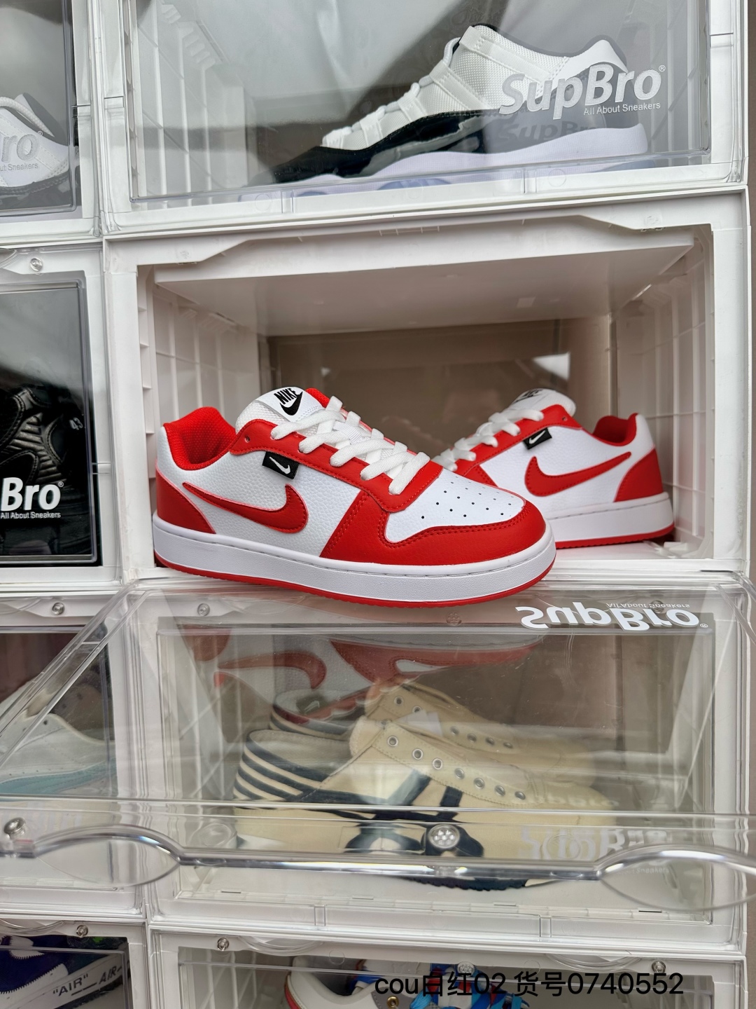 🛒购物价：💰122 cou白红

02高版本套楦工艺 正确版型 尺码36-44 男女码现货 