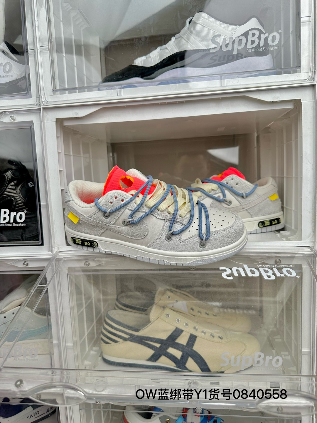 【售后不停】 138包邮💰OW蓝绑带 高版本套楦工艺 正确版型 尺码36-44 男女码现货 
