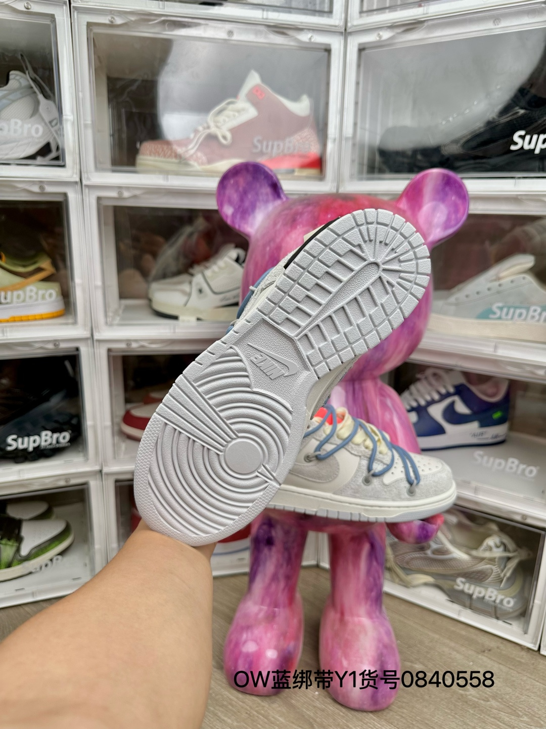 【售后不停】 138包邮💰OW蓝绑带 高版本套楦工艺 正确版型 尺码36-44 男女码现货 