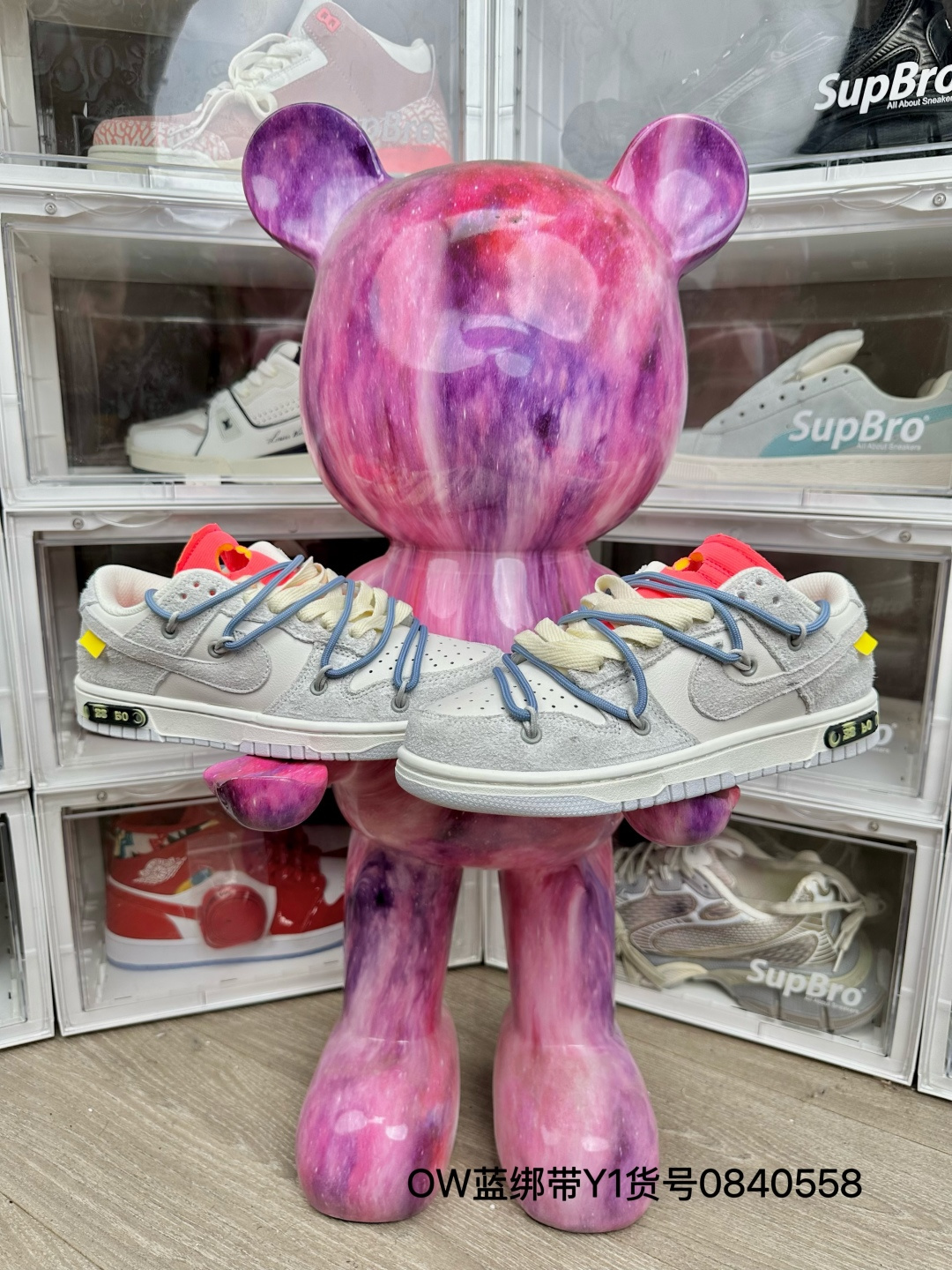 【售后不停】 138包邮💰OW蓝绑带 高版本套楦工艺 正确版型 尺码36-44 男女码现货 