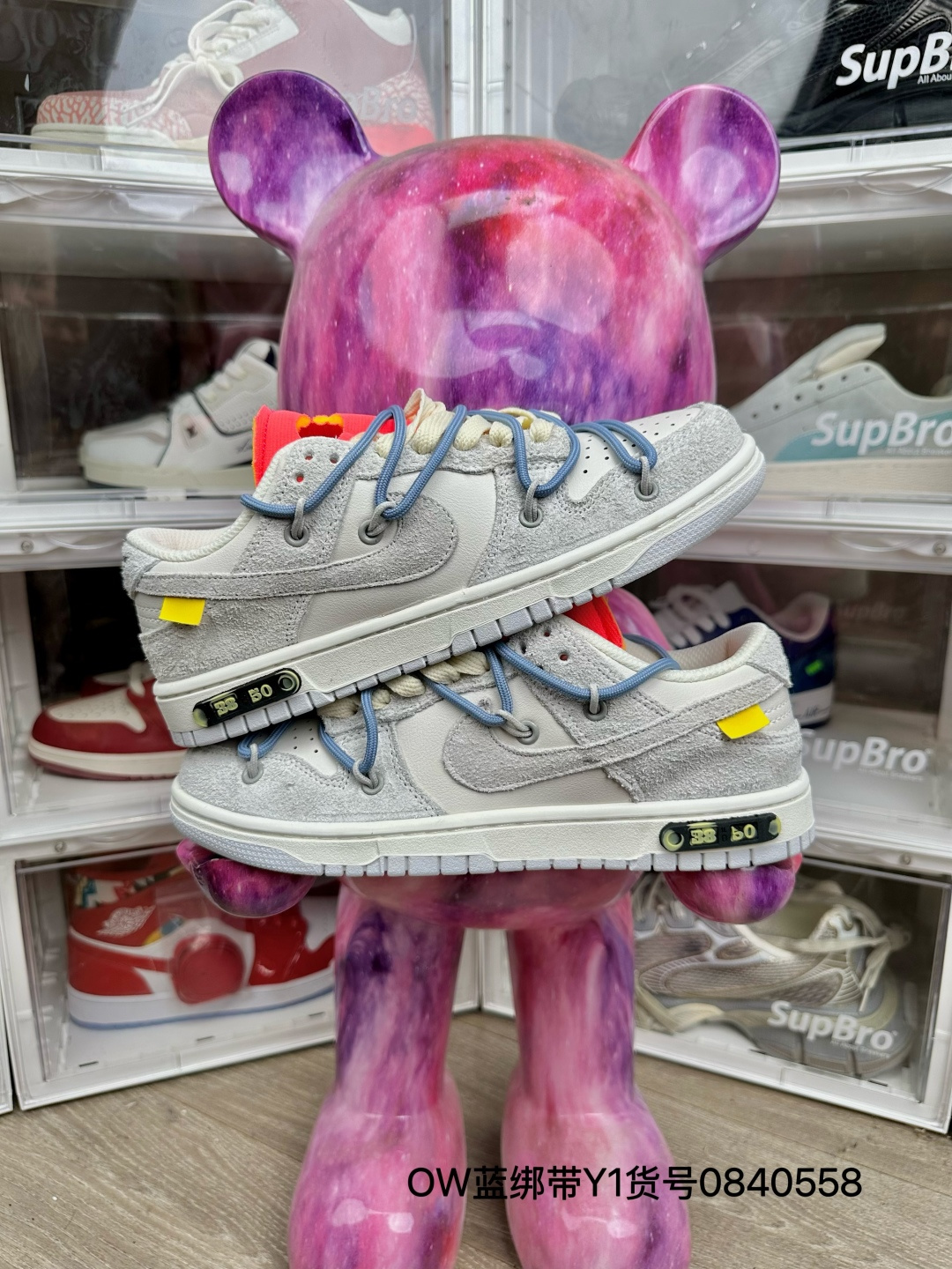 【售后不停】 138包邮💰OW蓝绑带 高版本套楦工艺 正确版型 尺码36-44 男女码现货 