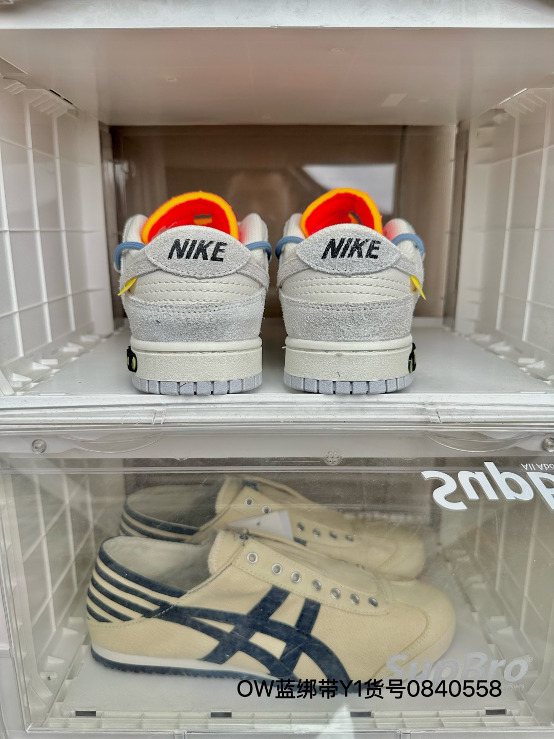 【售后不停】 138包邮💰OW蓝绑带 高版本套楦工艺 正确版型 尺码36-44 男女码现货 