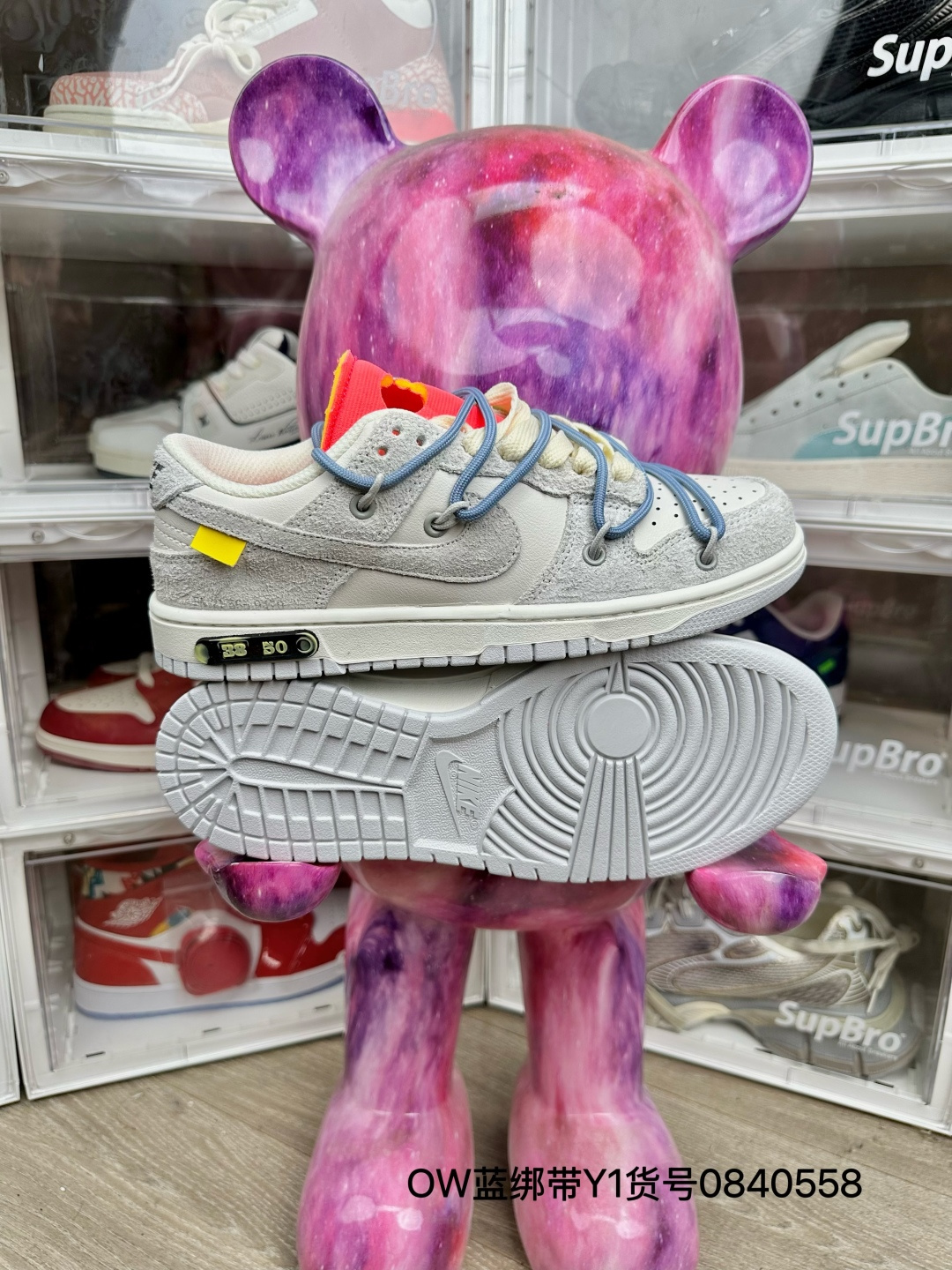 【售后不停】 138包邮💰OW蓝绑带 高版本套楦工艺 正确版型 尺码36-44 男女码现货 