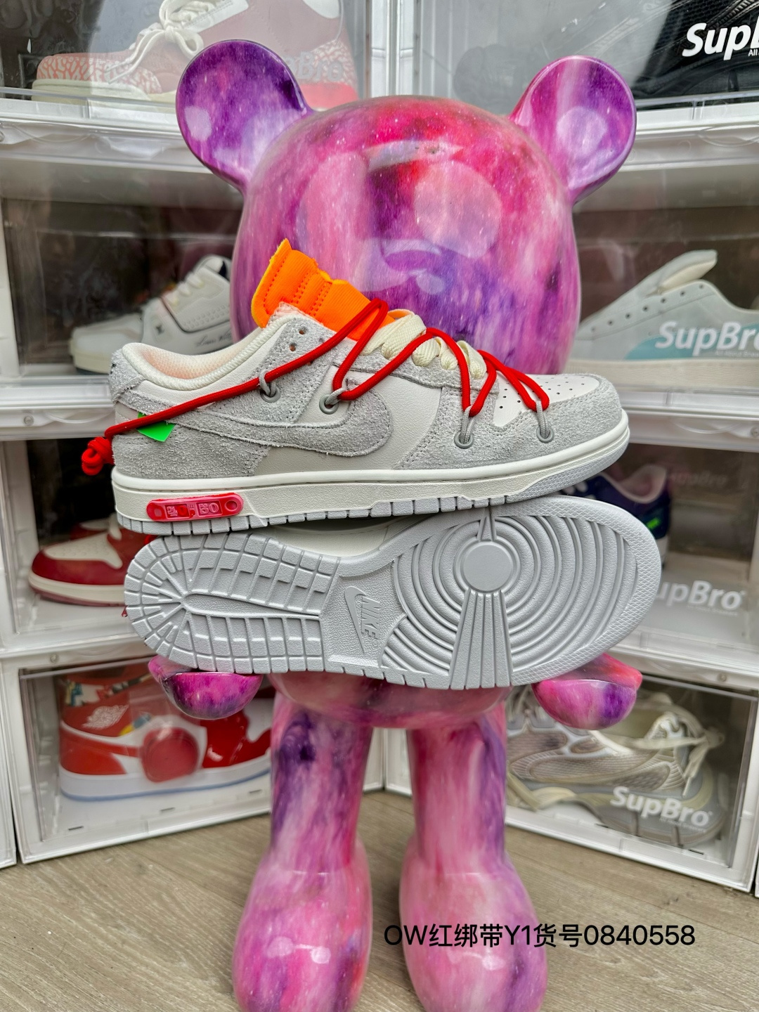 【售后不停】 138包邮💰OW红绑带 高版本套楦工艺 正确版型 尺码36-44 男女码现货 