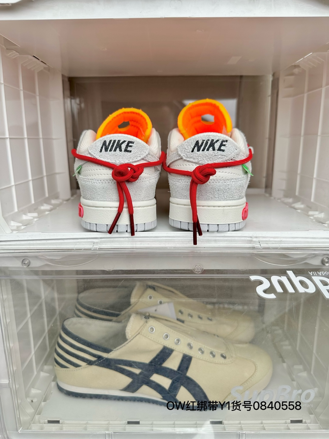 【售后不停】 138包邮💰OW红绑带 高版本套楦工艺 正确版型 尺码36-44 男女码现货 