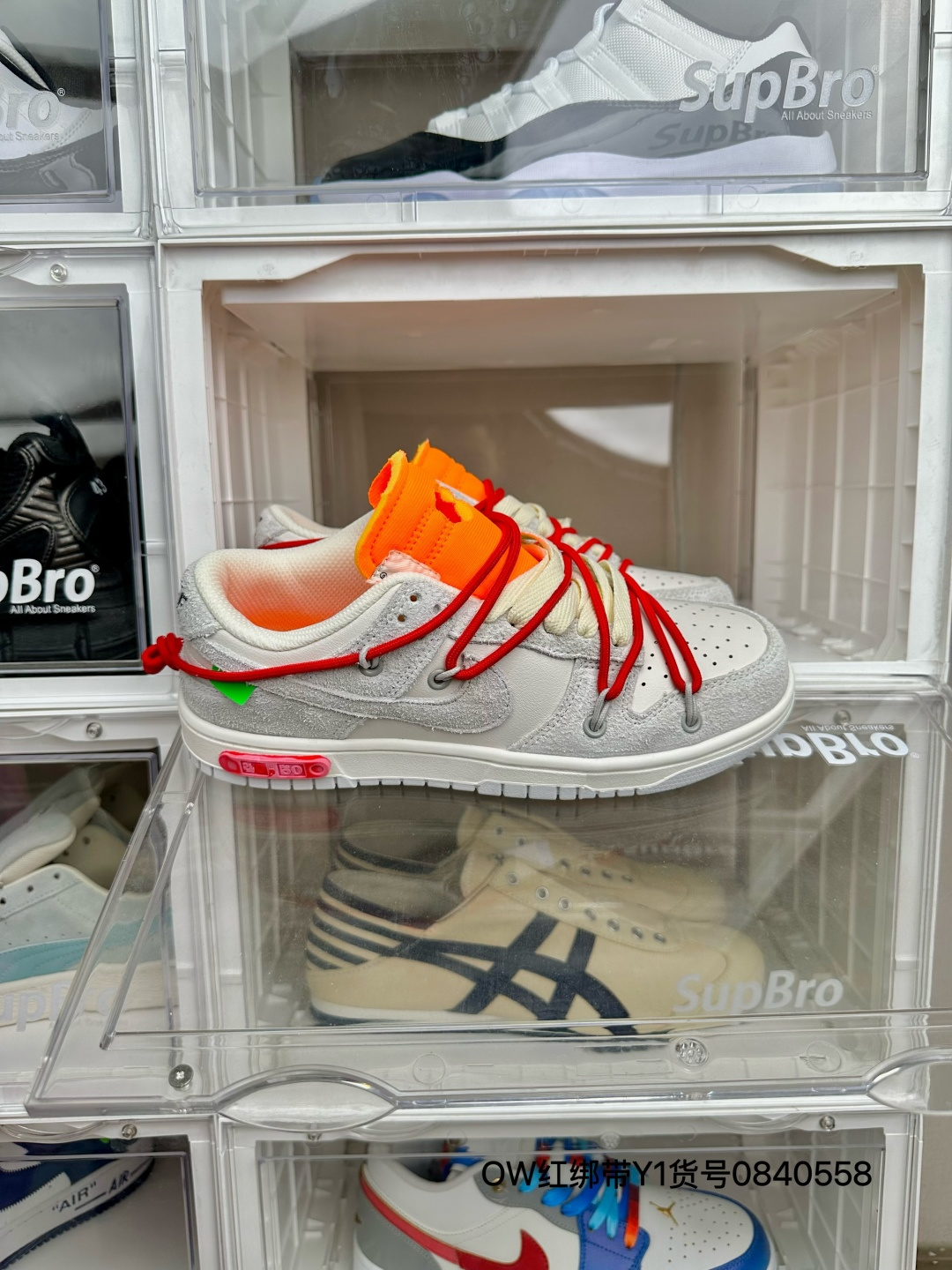 【售后不停】 138包邮💰OW红绑带 高版本套楦工艺 正确版型 尺码36-44 男女码现货 