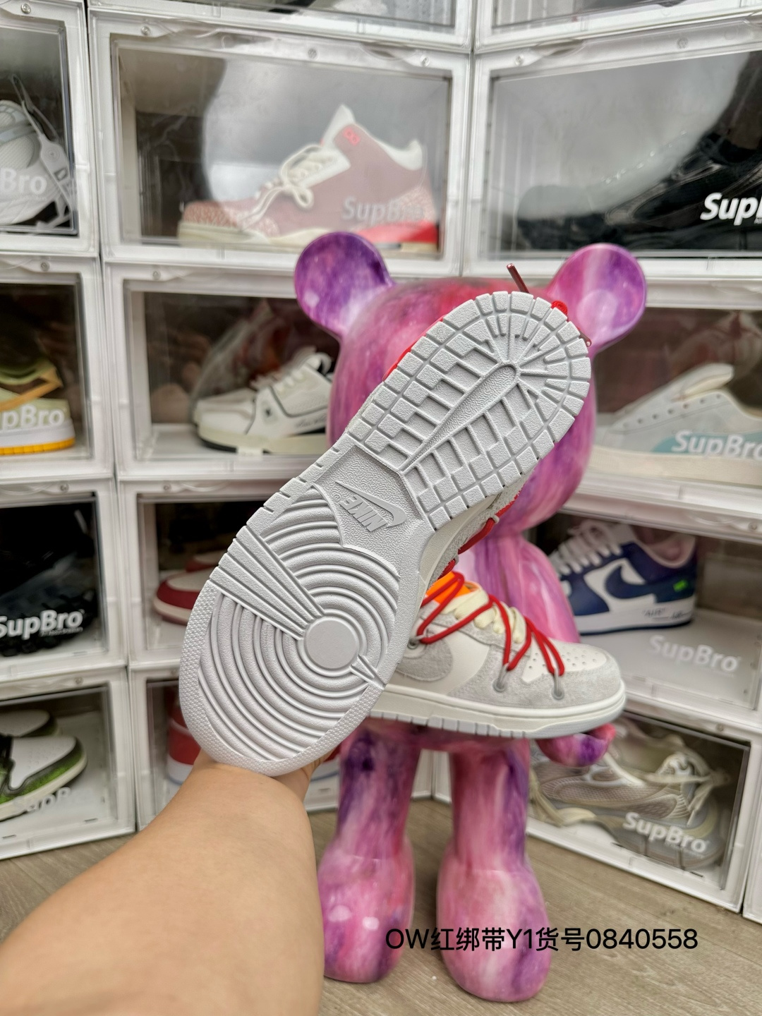 【售后不停】 138包邮💰OW红绑带 高版本套楦工艺 正确版型 尺码36-44 男女码现货 