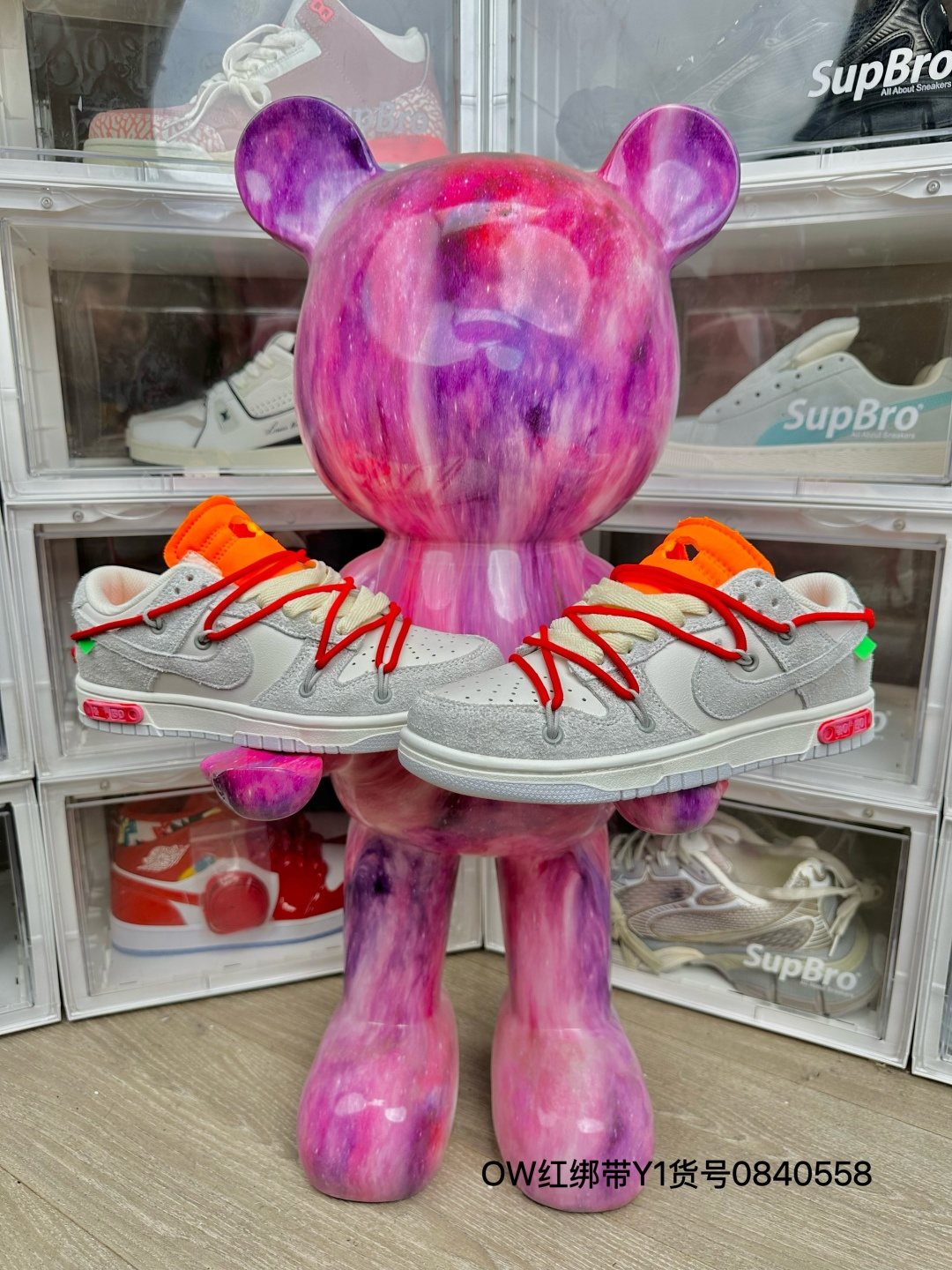 【售后不停】 138包邮💰OW红绑带 高版本套楦工艺 正确版型 尺码36-44 男女码现货 