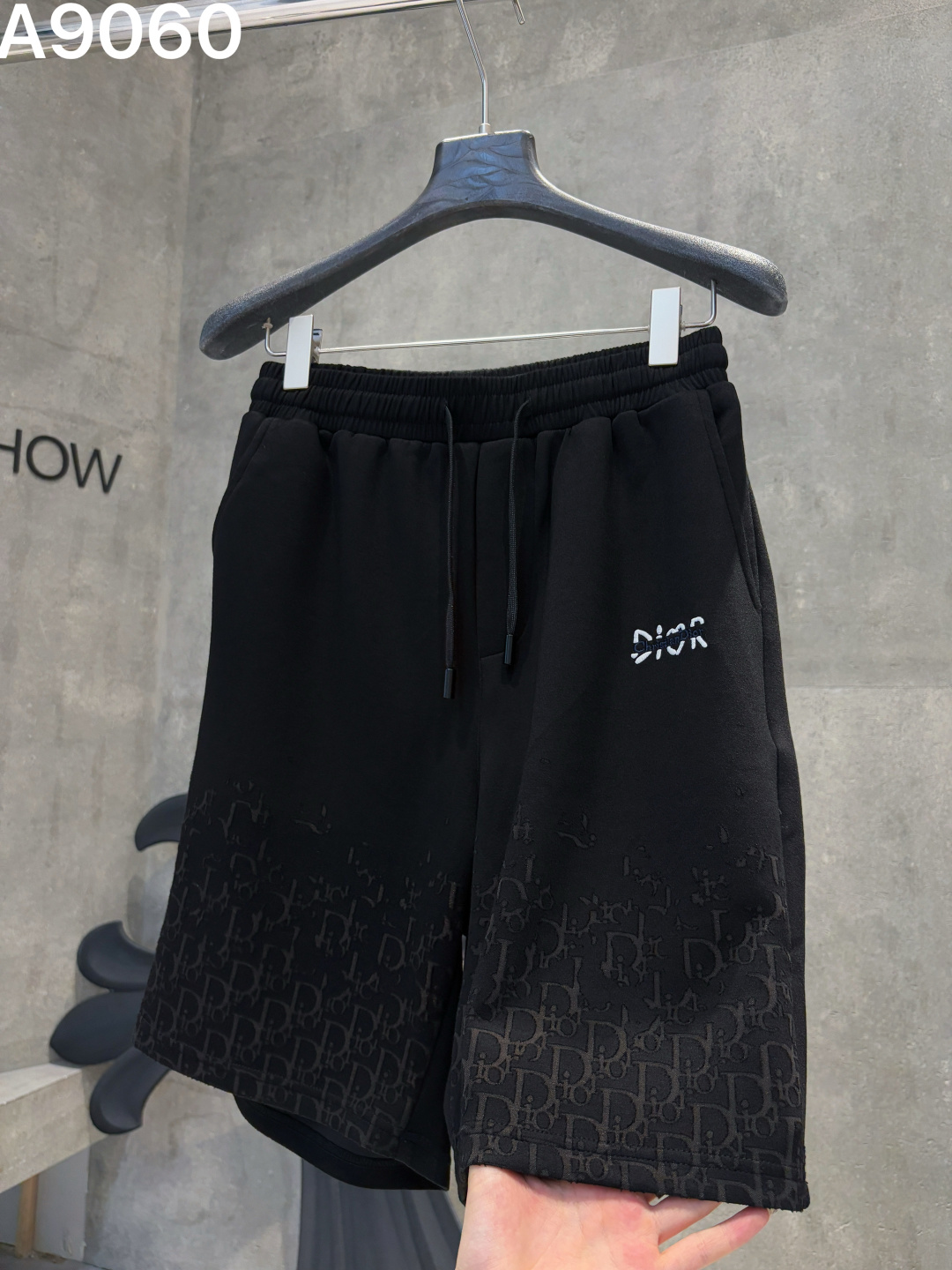 🅿️95 2026 DiOR nuevos pantalones cortos de punto Zhejiang, tejidos personalizados, tecnología de tejido y logo bordado…