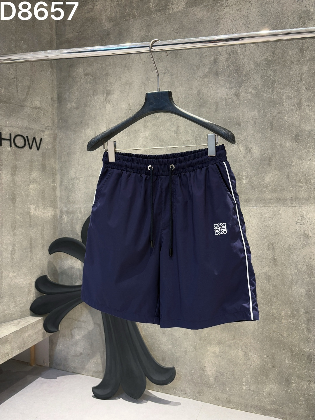 🅿️80 2026 Loewe Nuevos pantalones cortos de playa de secado rápido, con tela personalizada y logotipo de proceso. Cort…