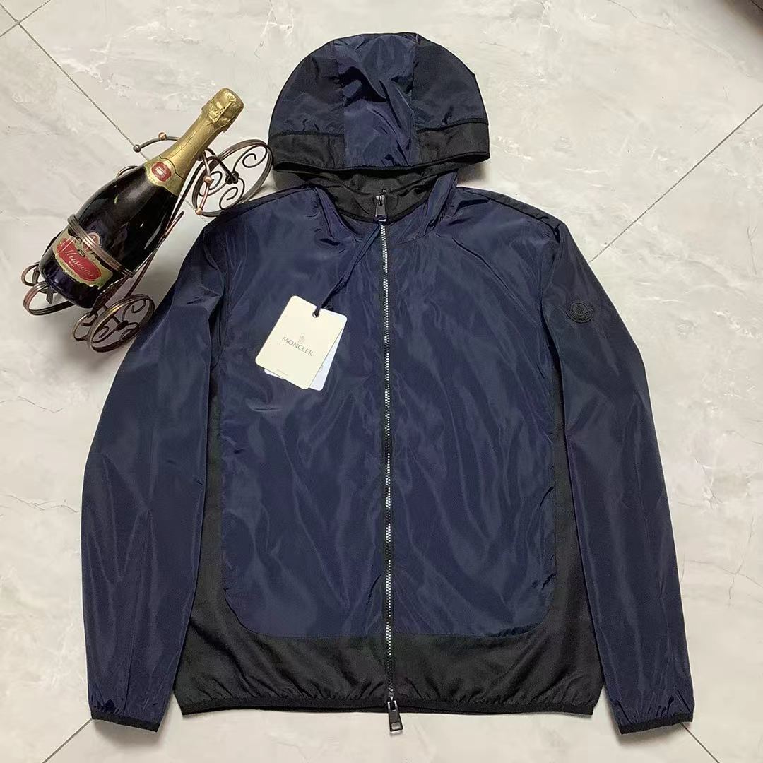 260 Moncler蒙口 spring/summer latest classic hooded trench coat, imported polyester fiber fabric, fashion special supply,…