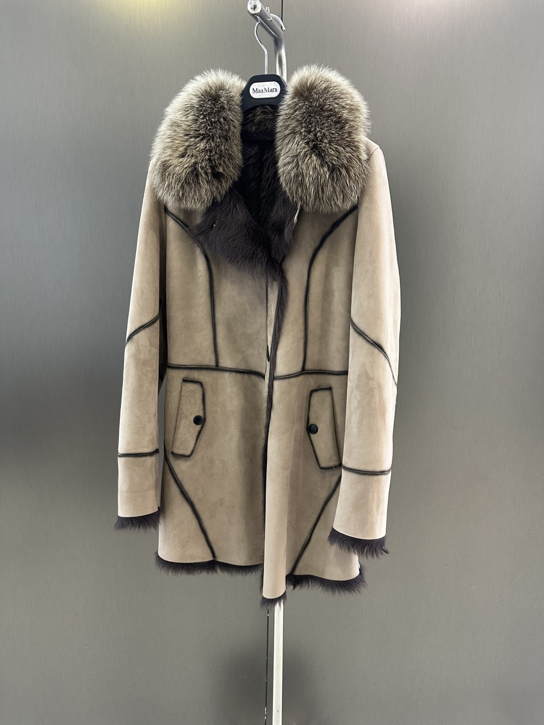 NO:637709,Maxmara Autumn and Winter Welfare Style Fur All-in-one Imported Wool and Fur All-in-One High-end Fashion Simple and Versatile SMLXL (Length 76, Bust 100, Size XL), Maxmara-Clothing, alexander wang19860909Maxmara 秋冬福利款皮毛一体  进口羊毛皮毛一体 高级时尚 简约百搭 SMLXL（衣长76,胸围100,码数XL）,麦丝玛拉-服装,alexander wang,Women's clothing