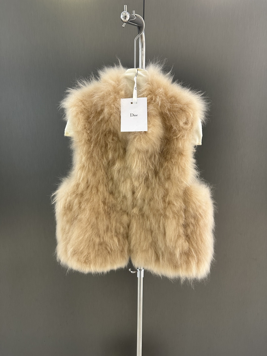 NO:700877,Dior's new high-quality cashmere vest for autumn and winter. Made of imported cashmere fur. High-end fashion. Versatile and simple. SML (length 50, bust 96, size m), Dior-clothing, dior, dior,19860909Dior 秋冬新款高品质山羊绒马甲  采用进口山羊绒皮毛一体制成 高级时尚 百搭简约 SML（衣长50,胸围96,码数m）,迪奥-服装,dior,dior,,Women's clothing