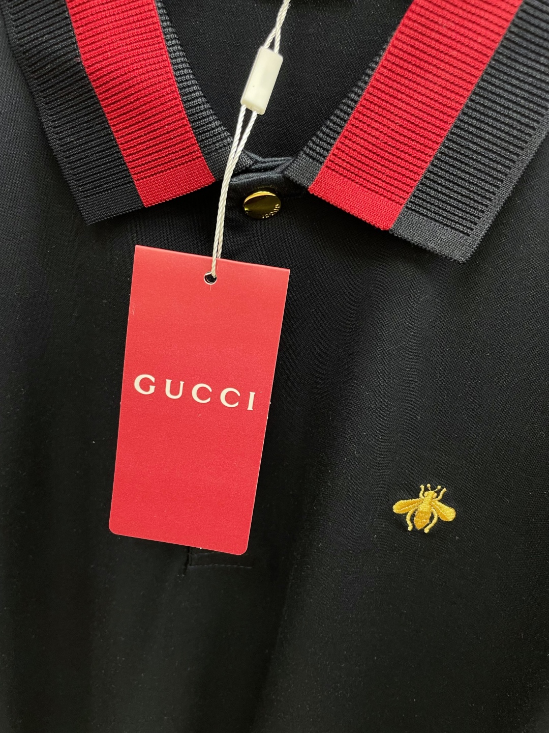 Gucci Men's Logo Business Polo Shirt Bee Embroidery Short Sleeve 4 cmp i1748601011268 6810 0 3
