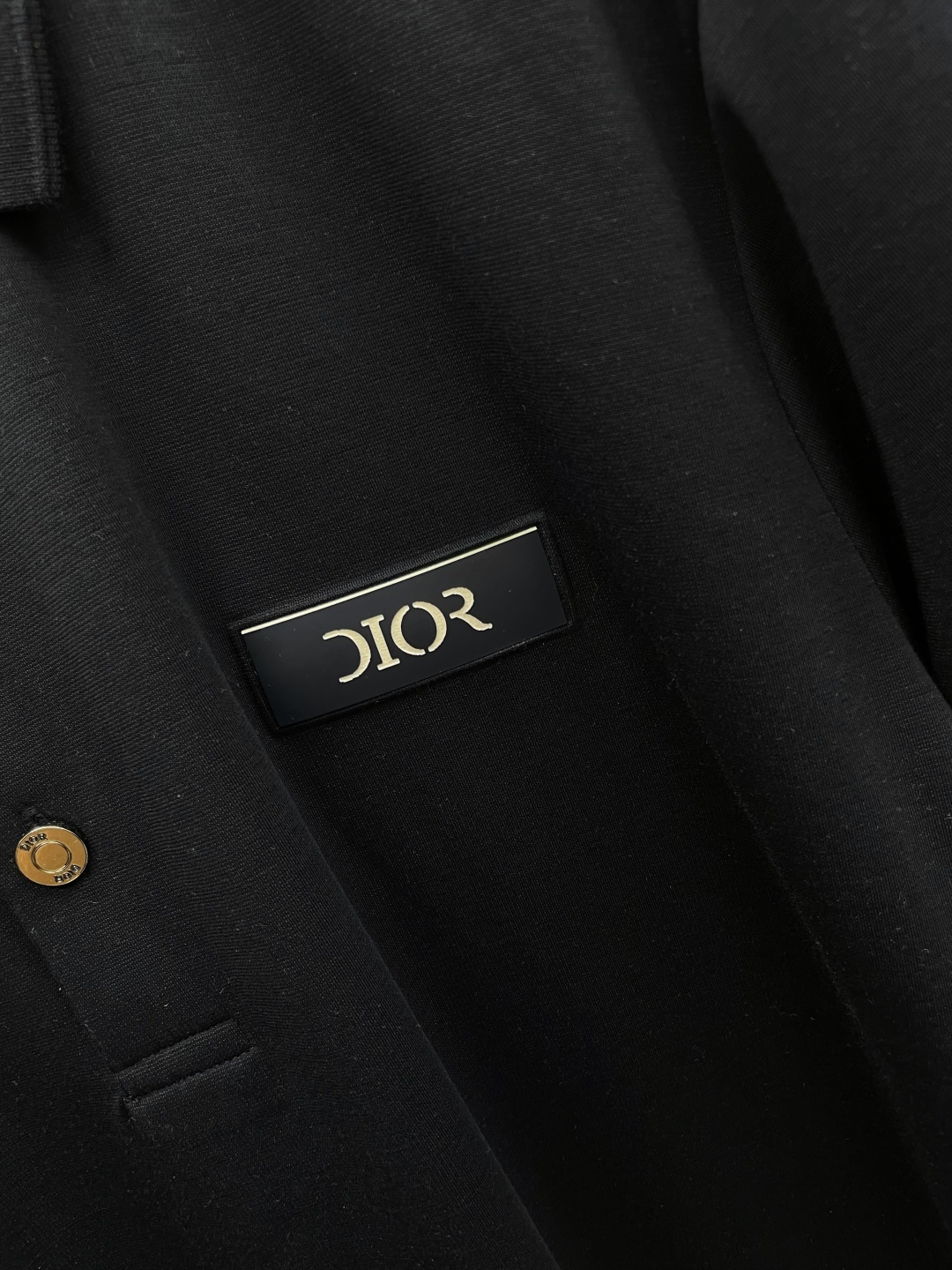 Dior Men's Navy Polo Shirt with Logo Patch and Contrasting Side Tape 6 cmp i1748775212045 7103 0 4